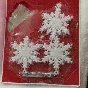 White Snowflake Ornaments